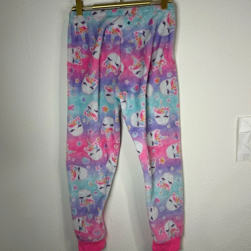 The Children’s Place Unicorn Fleece Pajama Pants Girls Size L (10/12) Pastel